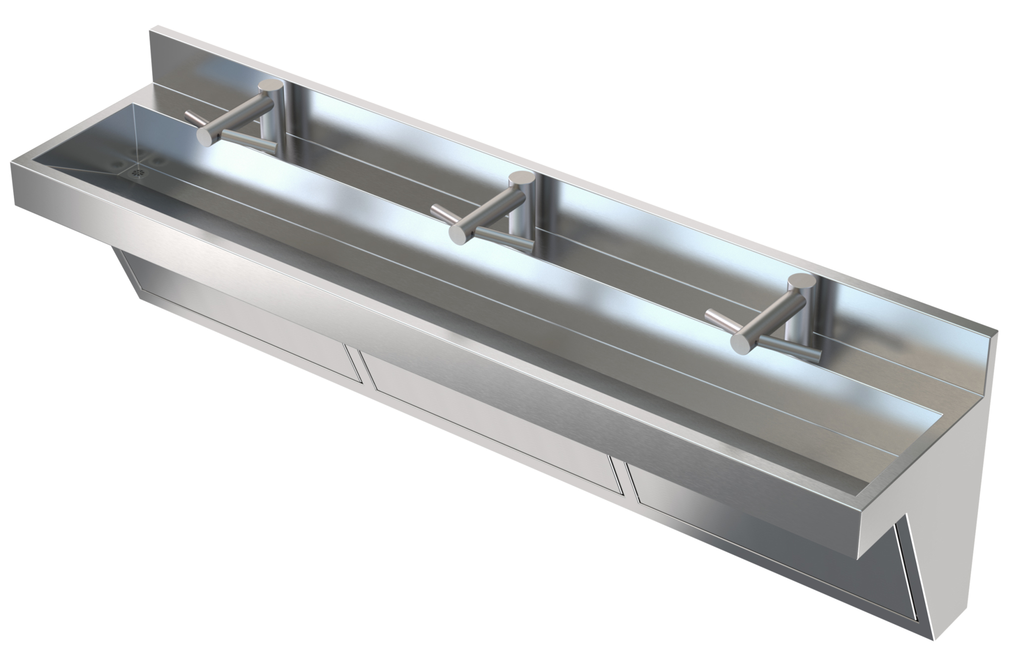 Commercial Stainless Steel Trough Sink Hws Food Service