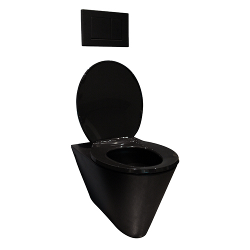 miniLOO® Wall Hung Toilet Configured for In-Wall Flushing