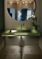 Wall-Mounted Cast Resin Deck with EBB® Basin