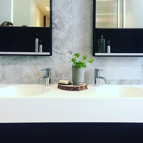 4 Inch Slab Cast Solid Surface Countertop Cabinet By Others