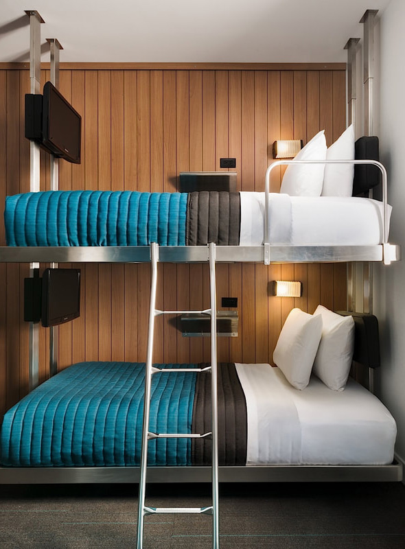 Pod Hotels Nyc Hotel Room Design, Custom Bunk Beds Nyc