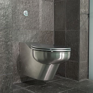 Stainless Steel Modern Toilets Commercial Wall Mount