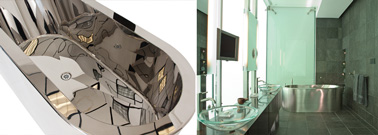 High Polished Double Tub Click on image to enlarge.