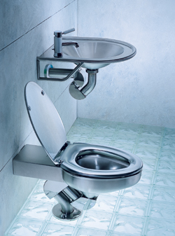 Metaal Toilet click to enlarge