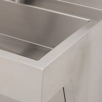 stainless steel commercial sink